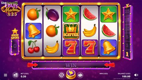 fruit machine x25 slot